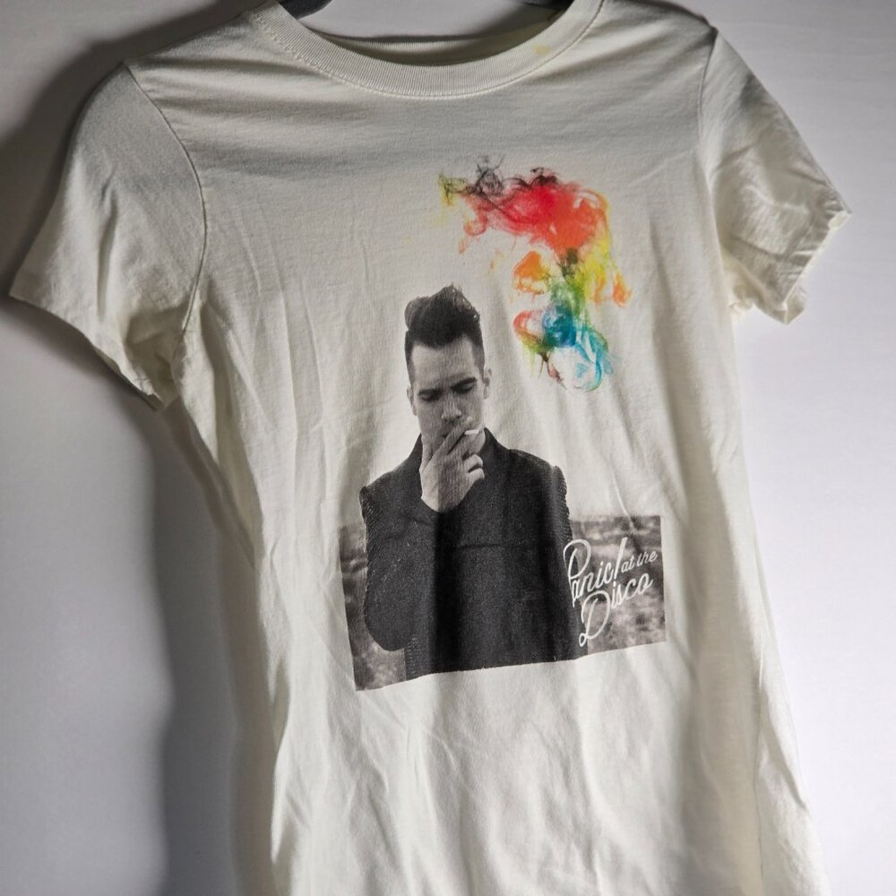 Manhead Panic At The Disco Graphic Shirt SS Women's Small - Cotton, 1-Sided - Picture 3 of 12